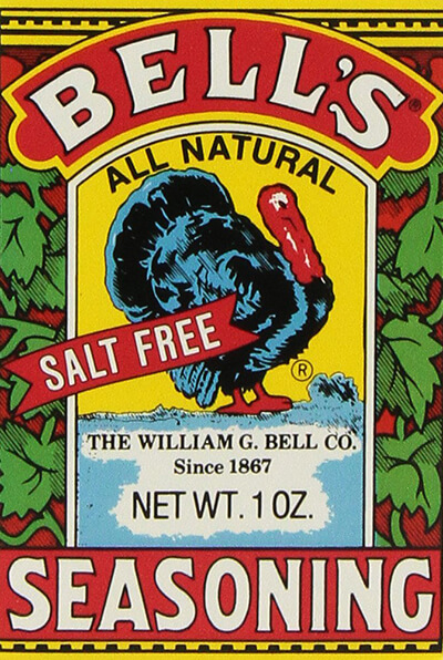 A box of Bell's Seasoning. 